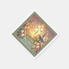 "Happy Oaster: Ein Tag der Liebe und des Lachens" Serviette