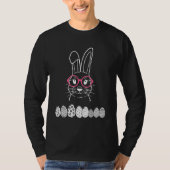 Happy Oaster eine coole Hasen-Frau oder Kaninchen  T-Shirt (Vorderseite)