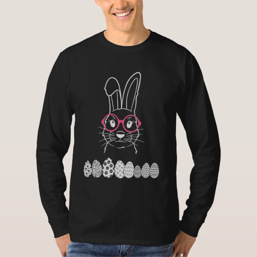 Happy Oaster eine coole Hasen-Frau oder Kaninchen  T-Shirt (Vorderseite)