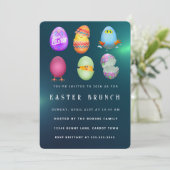 Happy Oaster Einladung (Stehend Vorderseite)