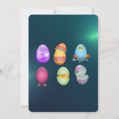 Happy Oaster Einladung (Rückseite)