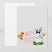 Happy Oaster Einladung (Vorne/Hinten)