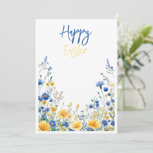 Happy Oaster Einladung (Stehend Vorderseite)