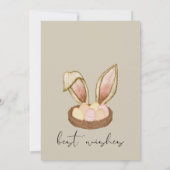 Happy Oaster Einladung (Rückseite)