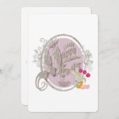 Happy Oaster - Einladungskarte Einladung (Vorne/Hinten)