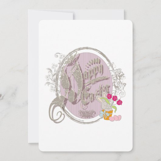 Happy Oaster - Einladungskarte Einladung (Vorderseite)