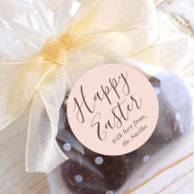 Happy Oaster Elegante Script Gefallen Pink