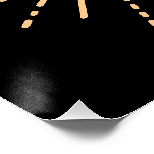 Happy Oaster Er ist aufgestanden Poster (Ecke)