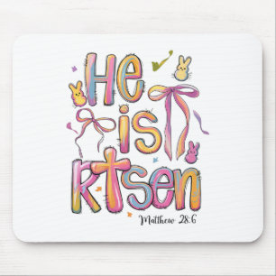 Happy Oaster er ist Risen Bunny Jesus Christlich C Mousepad
