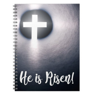 Happy Oaster er ist Risen Cross Notizblock