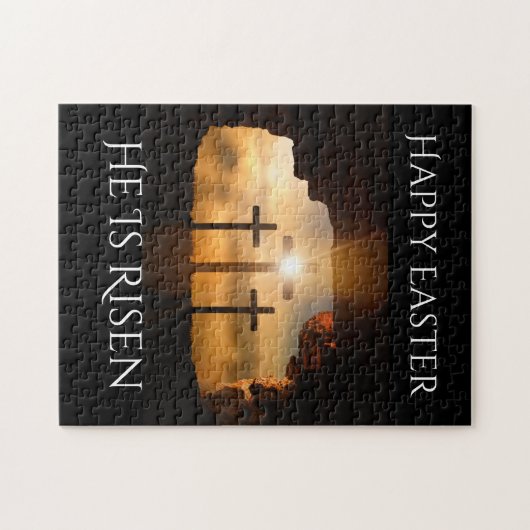 Happy Oaster er ist Risen Urlaub Puzzle (Horizontal)