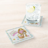 Happy Oaster Everybunny ID640 Glasuntersetzer (Schrägansicht)