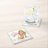 Happy Oaster Everybunny ID640 Rechteckiger Pappuntersetzer (Vor Ort)