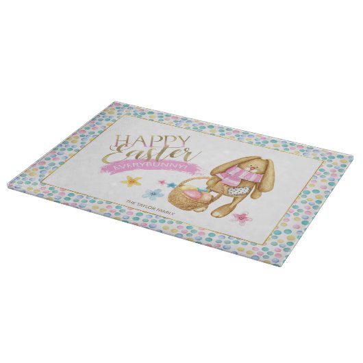 Happy Oaster Everybunny ID640 Schneidebrett (Ecke)