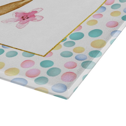 Happy Oaster Everybunny ID640 Schneidebrett (Ecke)