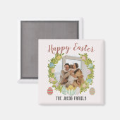 Happy Oaster Family, Happy Family One Foto Magnet (Vorderseite/Rückseite)