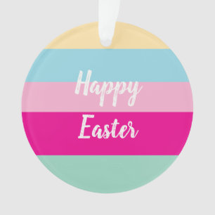 Happy Oaster farbenfrohe Streifen Pattern Kissen T Ornament
