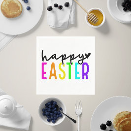Happy Oaster farbenfrohe Tischeinstellung Serviette