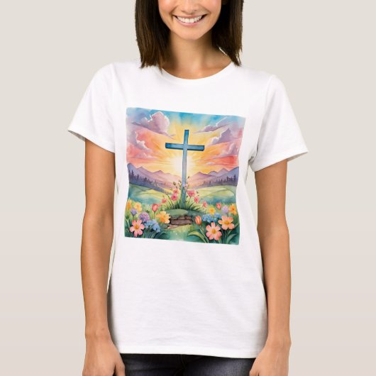 Happy Oaster, farbige Illustration, T-Shirt (Vorderseite)