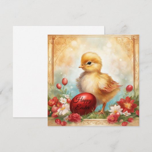 Happy Oaster Feiertagskarte (Vorne/Hinten)