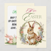 Happy Oaster Feiertagskarte (Vorne/Hinten)