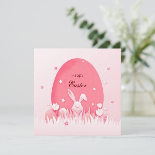 Happy Oaster Feiertagskarte (Stehend Vorderseite)