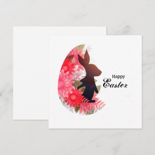 Happy Oaster Feiertagskarte (Vorne/Hinten)