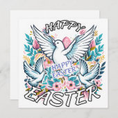 Happy Oaster Feiertagskarte (Vorne/Hinten)