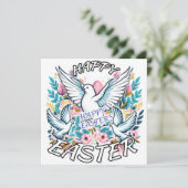 Happy Oaster Feiertagskarte (Stehend Vorderseite)