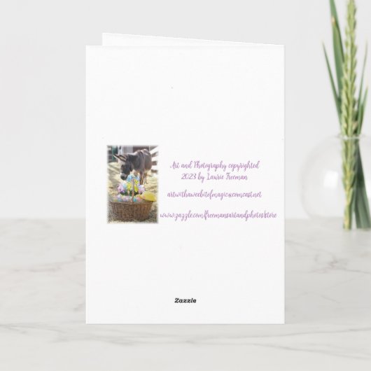 "Happy Oaster" Feiertagskarte (Rückseite)