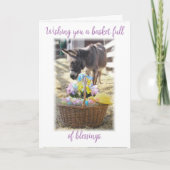 "Happy Oaster" Feiertagskarte (Vorderseite)