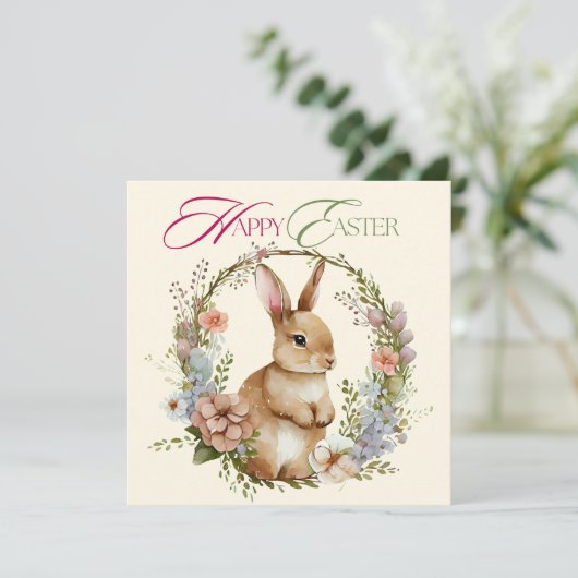 Happy Oaster Feiertagskarte (Stehend Vorderseite)