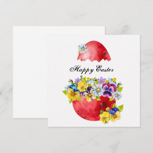 Happy Oaster Feiertagskarte (Vorne/Hinten)