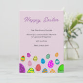 Happy Oaster Feiertagskarte (Stehend Vorderseite)