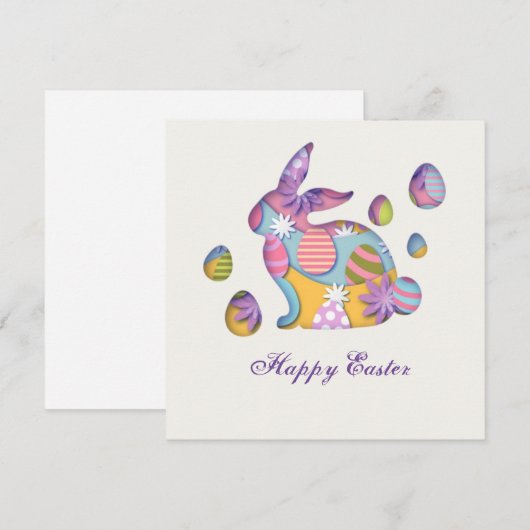 Happy Oaster Feiertagskarte (Vorne/Hinten)