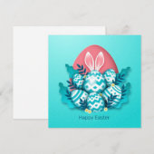 Happy Oaster Feiertagskarte (Vorne/Hinten)