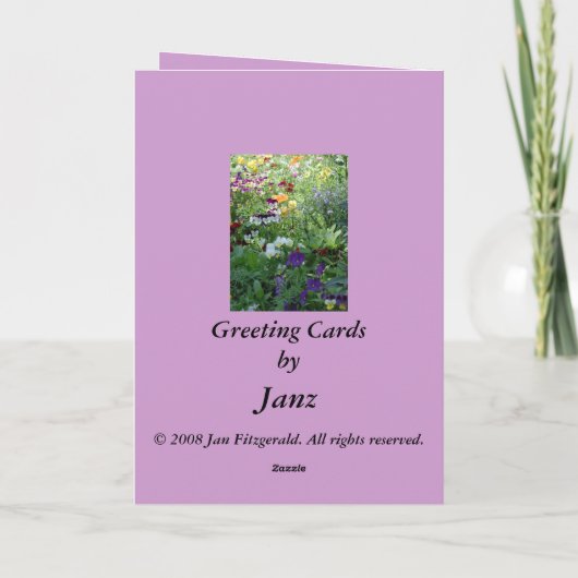 Happy Oaster Feiertagskarte (Rückseite)