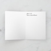 Happy Oaster Feiertagskarte (Innenseite)