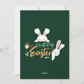 Happy Oaster Feiertagskarte (Rückseite)