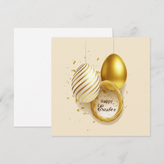 Happy Oaster Feiertagskarte (Vorne/Hinten)