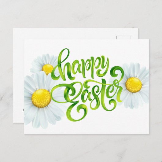 Happy Oaster Feiertagspostkarte (Vorne/Hinten)