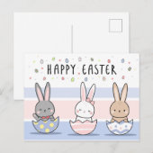 Happy Oaster Feiertagspostkarte (Vorne/Hinten)