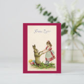 Happy Oaster Feiertagspostkarte (Stehend Vorderseite)