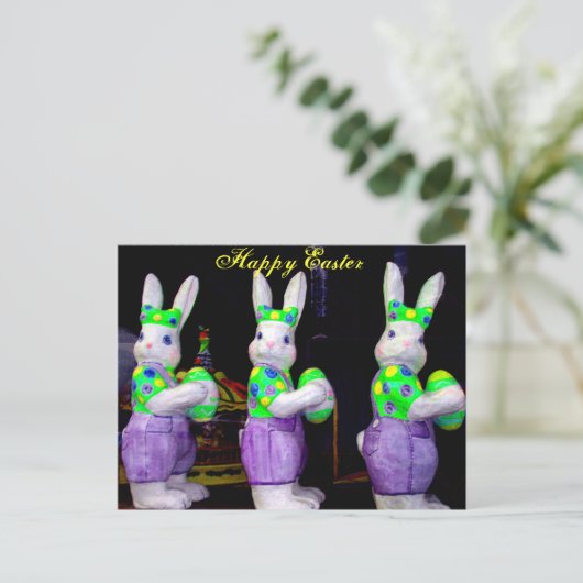 Happy Oaster_ Feiertagspostkarte (Stehend Vorderseite)