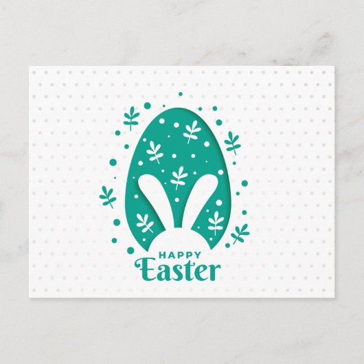 Happy Oaster Feiertagspostkarte (Vorderseite)