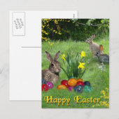 Happy Oaster Feiertagspostkarte (Vorne/Hinten)