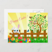 Happy Oaster Feiertagspostkarte (Vorne/Hinten)
