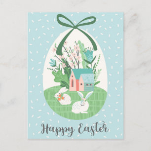 Happy Oaster Feiertagspostkarte