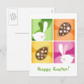 Happy Oaster Feiertagspostkarte (Vorne/Hinten)