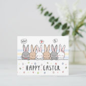 Happy Oaster Feiertagspostkarte (Stehend Vorderseite)